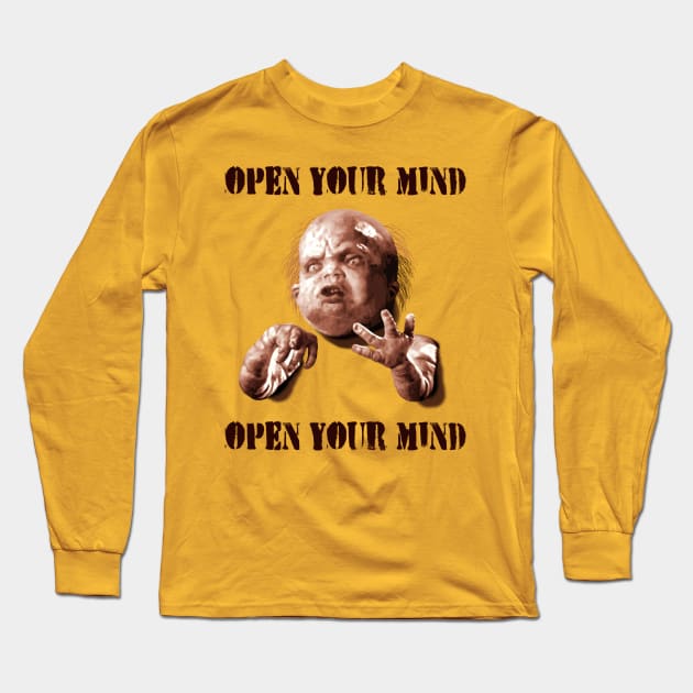 Total Recall (1990) Kuato: "OPEN YOUR MIND" Long Sleeve T-Shirt by SPACE ART & NATURE SHIRTS 